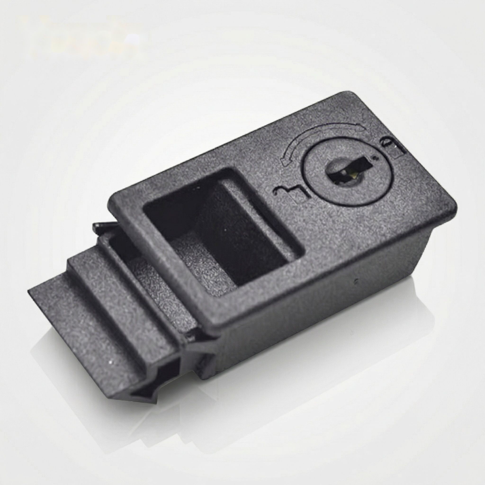 Black Plastic Anti-Theft Waterproof Durable Push to Close Lock Toggle ...