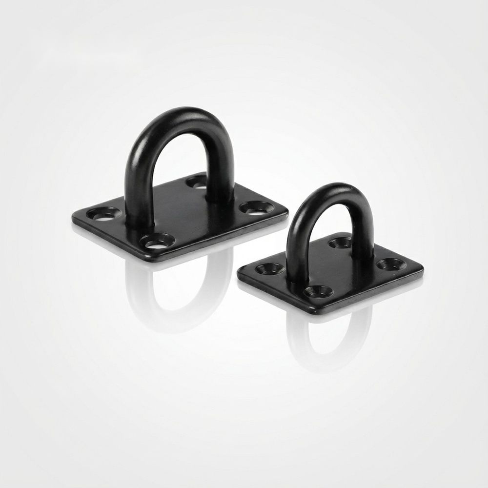 Heavy Duty Stainless Steel Wall Mount Rigging Plate Marine Square Eye ...